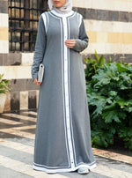 Snap Button Jersey Jilbab