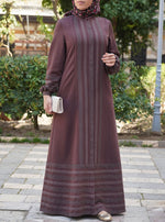 Lace Shirtdress Abaya