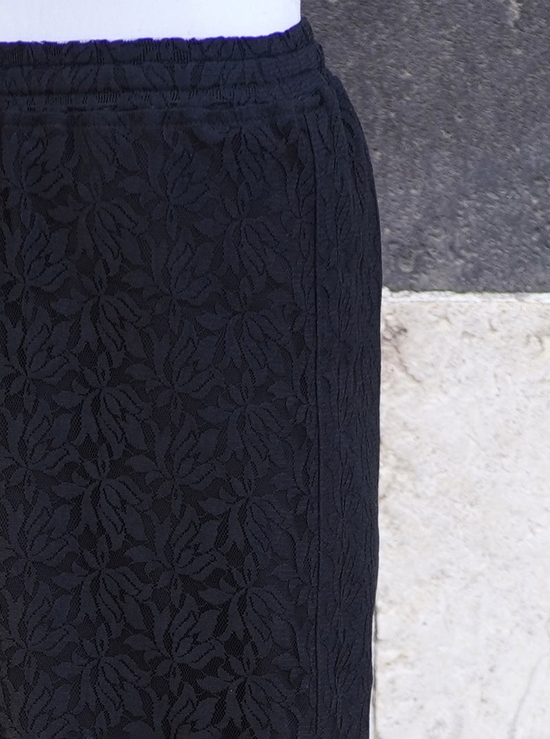 Lace Overlay Trousers