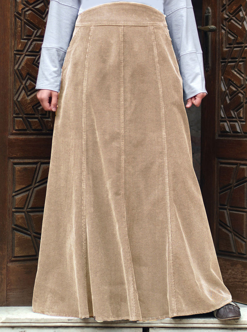 Nina Corduroy Maxi Skirt