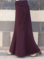 Pouch Pocket Paneled Skirt