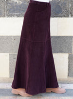 Pouch Pocket Corduroy Skirt