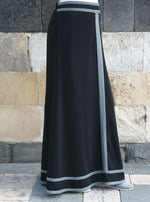 Contrast Trim Jersey Skirt