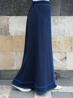 Contrast Trim Jersey Skirt