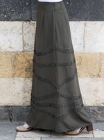 Ruffled Panels Skirt