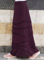 Ruffled Panels Skirt