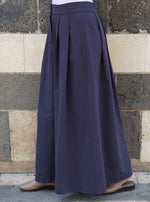 Front and Back Pleated Skirt