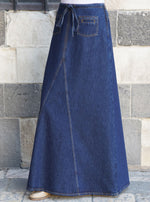 Denim Huyam Maxi Skirt