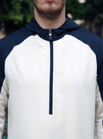 Dual Color Hoodie Thobe