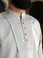 Pleated Snap Button Top