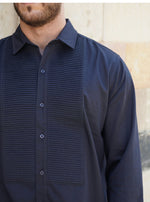 Tuxedo Pleats Shirt