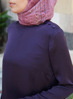 Satin Flared Cuffs Tunic