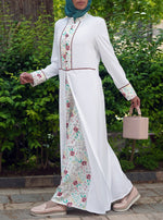 Hukaymah Printed Abaya