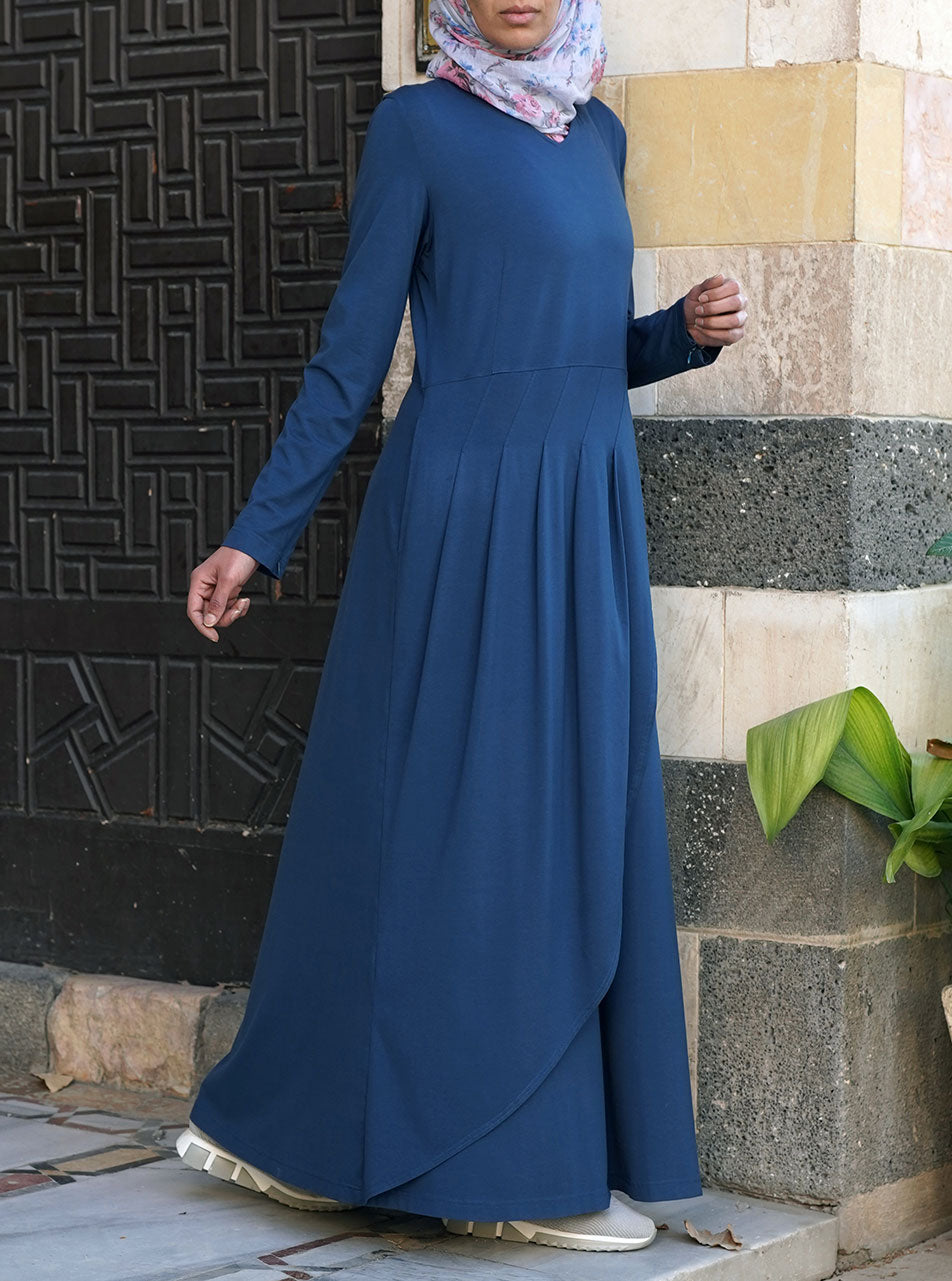 Pleated abaya uk online