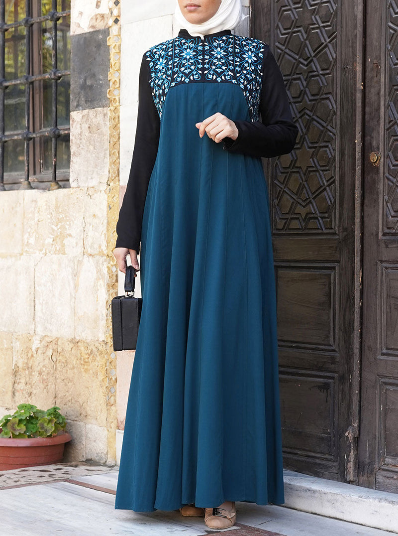Buhayyah Embroidered Abaya Gown