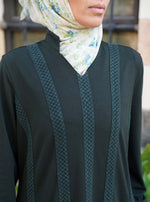 V-Neck Lace Maxi Dress