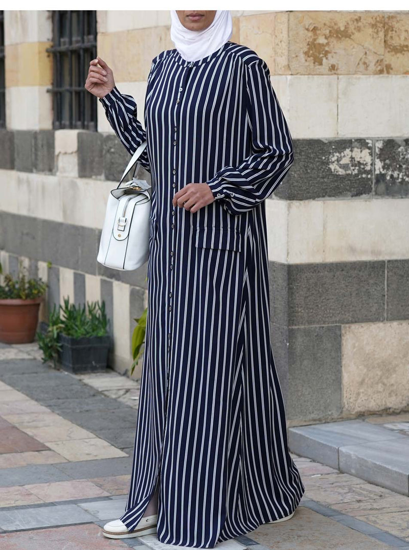 Striped Shirtdress