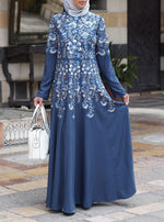 Muniba Embroidered Abaya Gown