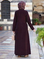 Thick Corduroy Maxi Dress