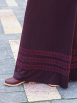 Lace Trim Jersey Maxi Dress