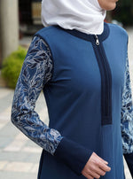 Urban Printed Sleeves Maxi Dress