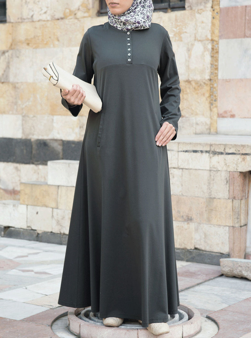 Mother of Pearl Jersey Abaya