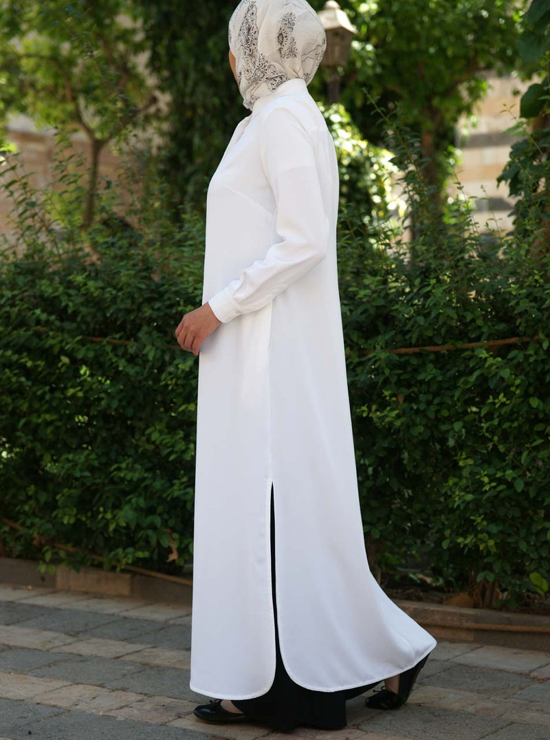 Minimalist Duster with Side Slits