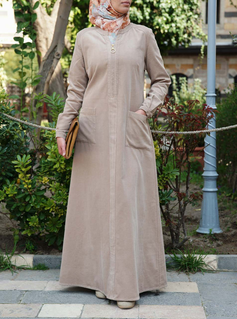 Sadiqah Corduroy Maxi Dress