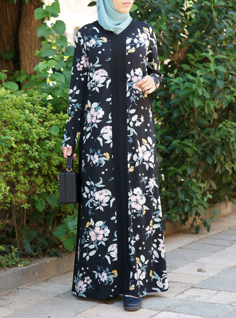 Ashiqa Flower Print Maxi Dress