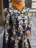 Ruqayya Embroidered Abaya Gown