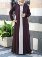 Gathered Sleeves Maxi Cardigan