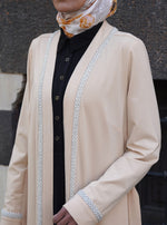 Sequined Detachable Belt Kimono