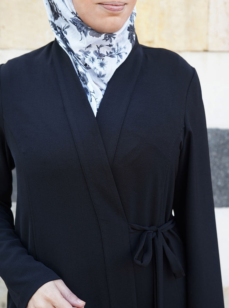 Crossover Side Tied Abaya