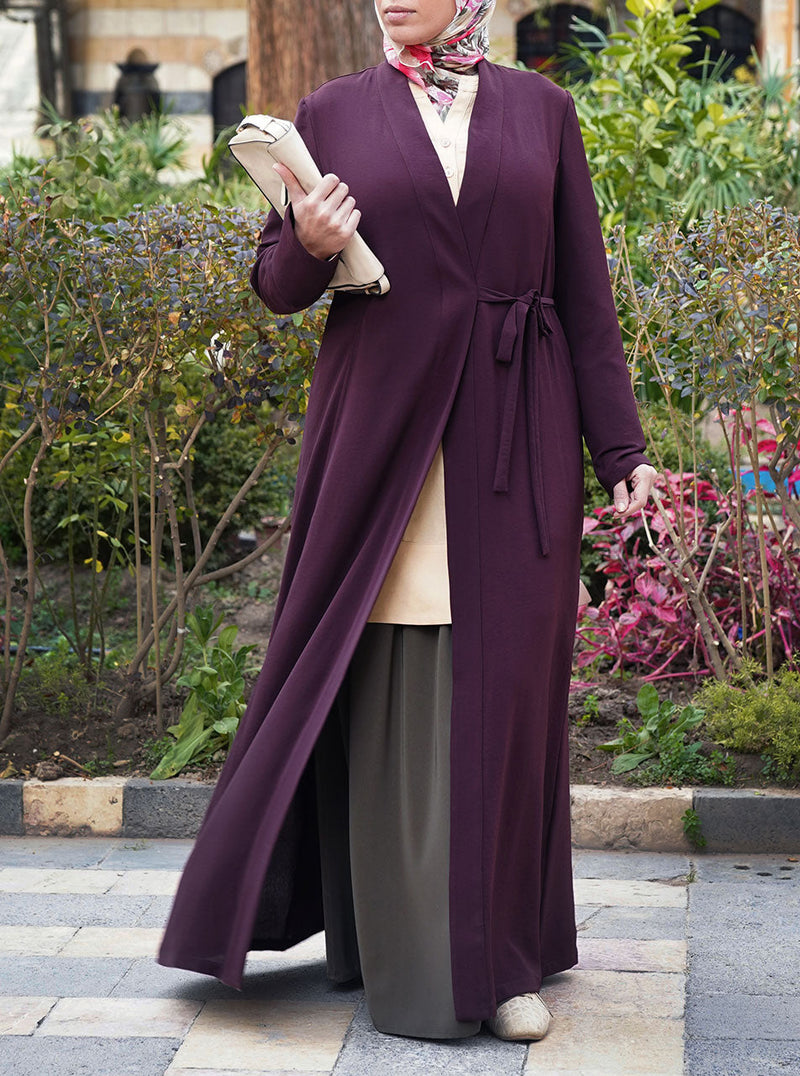 Crossover Side Tied Abaya