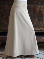 Cotton Flattering Fit A-Line Skirt