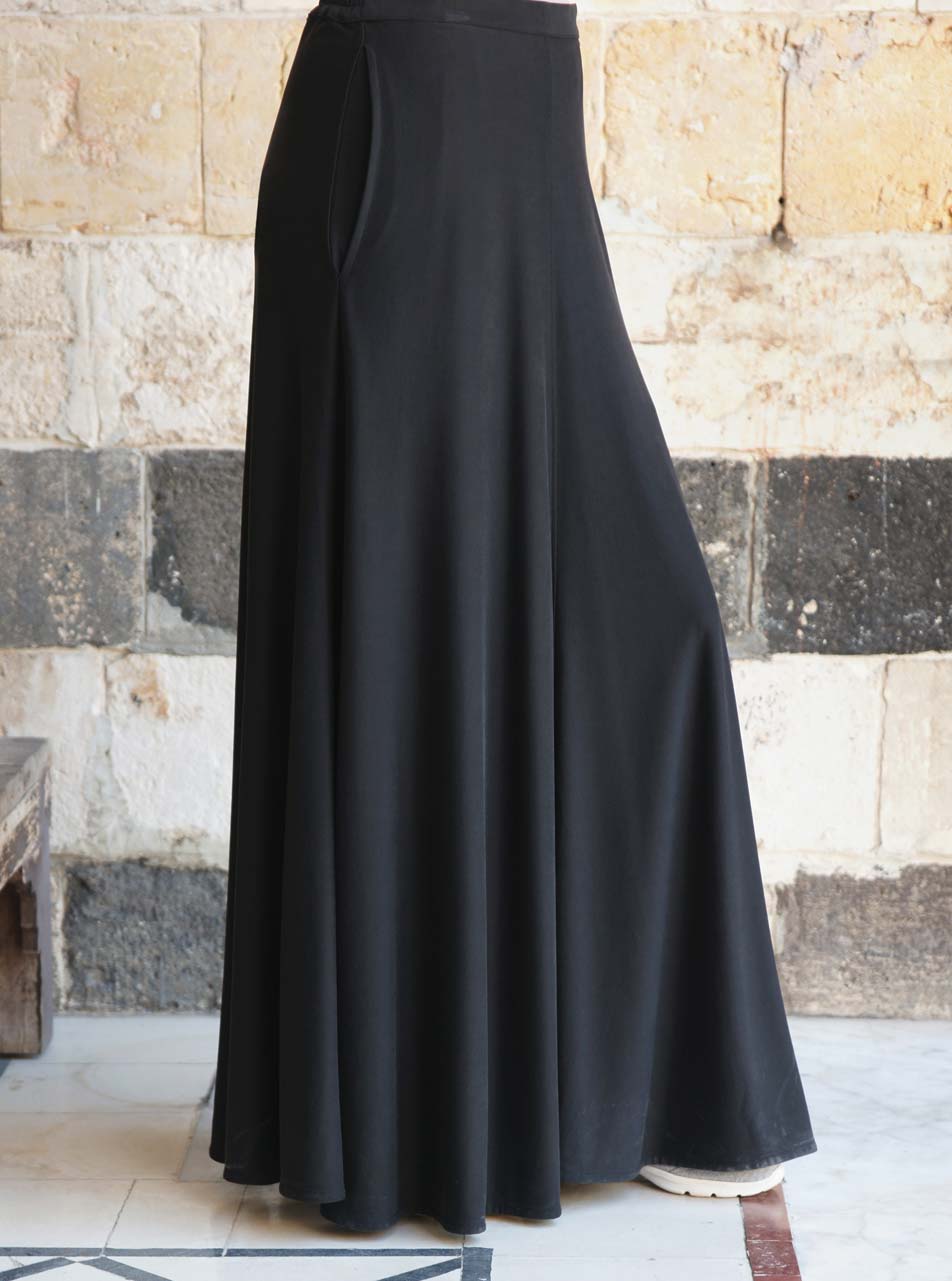 Modal Knit Maxi Skirt Shukr Clothing
